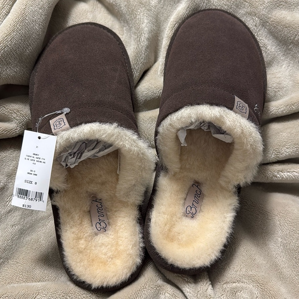 BRUNCH  ESSENTIAL SUEDE SHEARLING